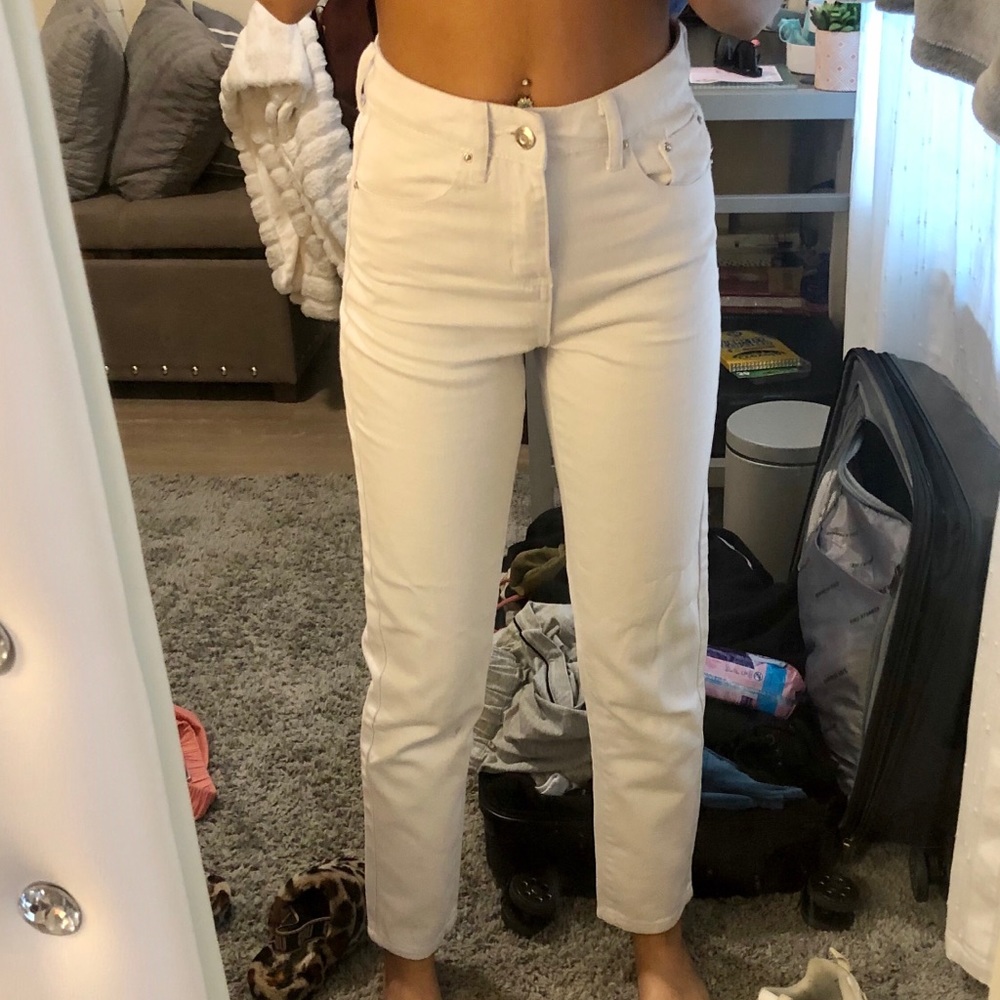 brand new with tags white jeans